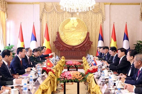 Chuyến thăm Lào của Chủ tịch nước giúp thúc đẩy quan hệ hữu nghị 