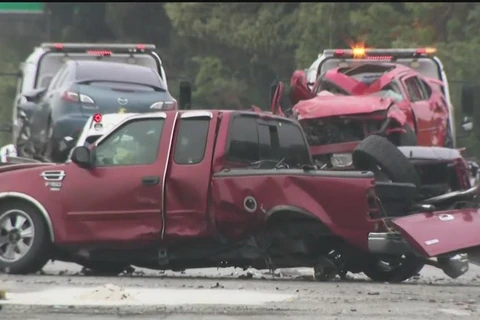 Đâm xe liên hoàn tại Mỹ khiến 8 người chết và bị thương