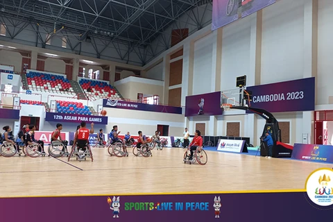 ASEAN Para Games 12: Bộ môn Bóng rổ Xe lăn bắt đầu khởi tranh