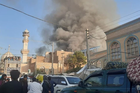 Cháy lớn tại một khu chợ ở Afghanistan, 200 cửa hàng bị thiêu rụi