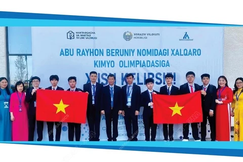 Việt Nam xếp thứ nhất toàn đoàn một cuộc thi Olympic hóa học quốc tế 
