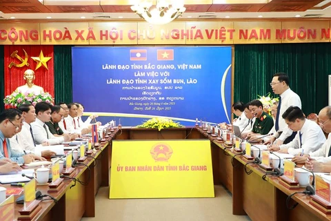 Bắc Giang và tỉnh Xaysomboun thúc đẩy hợp tác trên nhiều lĩnh vực