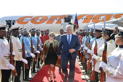 Chủ tịch Cuba Miguel Díaz-Canel thăm chính thức Namibia