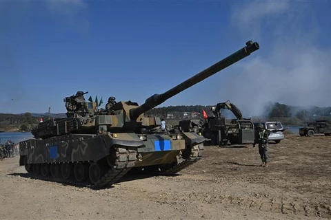Hàn Quốc huy động 550 xe tăng, hơn 3.000 binh sỹ tập trận quy mô lớn