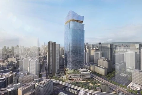 Động thổ tòa nhà chọc trời Torch Tower cao nhất Nhật Bản