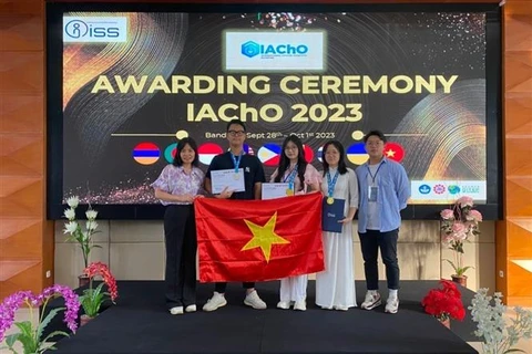 Học sinh Hà Nội giành hai HCV tại Olympic Hóa học Ứng dụng Quốc tế
