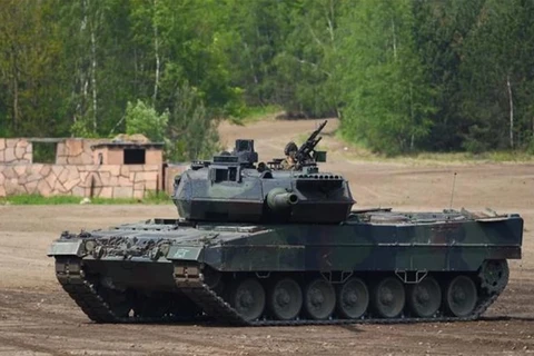 Xe tăng Leopard-2 A7 do Đức sản xuất. (Ảnh: AFP/TTXVN)
