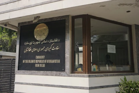 Đại sứ quán Afghanistan tại thủ đô New Delhi của Ấn Độ. (Nguồn: AP)