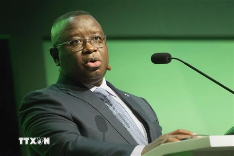 Tổng thống Sierra Leone Julius Maada Bio. (Ảnh: AFP/TTXVN)