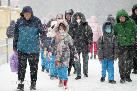 Cảnh báo nhiệt độ giảm sâu tại nhiều nơi ở Trung Quốc