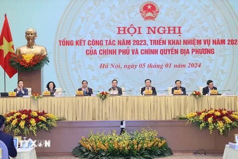 Lãnh đạo Đảng, Nhà nước dự Hội nghị triển khai nhiệm vụ Chính phủ và địa phương