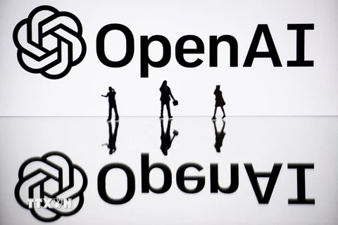 Biểu tượng OpenAI. (Ảnh: AFP/TTXVN)