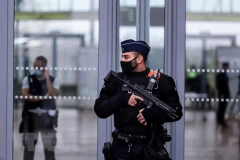 Cảnh sát Bỉ. (Nguồn: AFP/TTXVN)