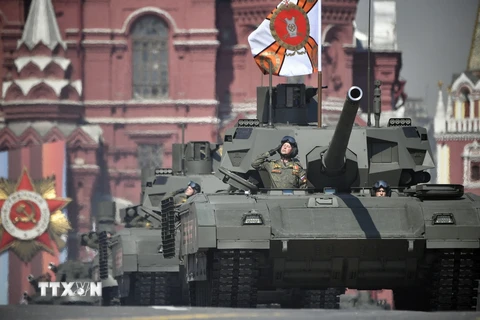 Xe tăng T-14 Armata của Nga. (Ảnh: AFP/TTXVN)