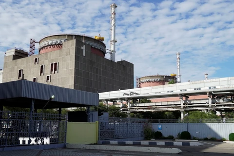 Nhà máy điện hạt nhân Zaporizhzhia ở Enerhodar, Ukraine. (Ảnh: AFP/TTXVN)