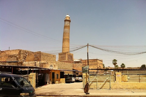 Đền thờ Hồi giáo Al-Nuri ở Mosul. (Nguồn: wikipedia)