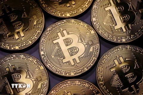 Đồng tiền điện tử Bitcoin. (Ảnh: Getty Images/TTXVN)