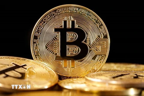 Đồng tiền điện tử Bitcoin. (Ảnh: Getty Images/TTXVN)