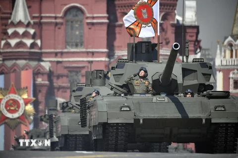 Xe tăng T-14 Armata của Nga (Ảnh: AFP/TTXVN)