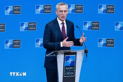 Tổng thư ký NATO Jens Stoltenberg. (Ảnh: AFP/TTXVN)