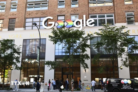 Một cửa hàng bán lẻ của Google ở New York, Mỹ. (Ảnh: Kyodo/TTXVN)