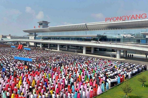 Cận cảnh sân bay quốc tế mới của Triều Tiên.