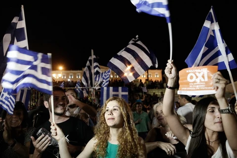 Người dân Hy Lạp. (Nguồn: EPA)