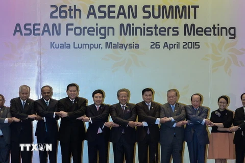 Hội nghị Bộ trưởng Ngoại giao ASEAN (AMM) lần thứ 26 đã khai mạc tại Trung tâm Hội nghị Kuala Lumpur ở Malaysia ngày 26/4. (Nguồn: AFP/TTXVN) 