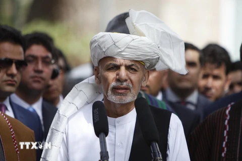 Tổng thống Afghanistan Ashraf Ghani từng khẳng định đàm phán với phiến quân Taliban là cách duy nhất để chấm dứt đổ máu và mang lại hòa bình cho đất nước này. (Nguồn: THX/TTXVN) 