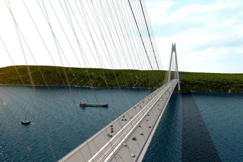 Cầu Yavuz Sultan Selim. (Nguồn: skyscrapercity.com)