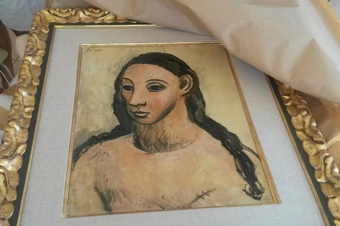 Bức tranh 'Head of a young woman' của Pablo Picasso. (Nguồn: theguardian.com)