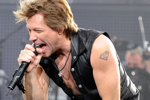 Ca sỹ nhạc rock Jon Bon Jovi. (Nguồn: clubzone.com)
