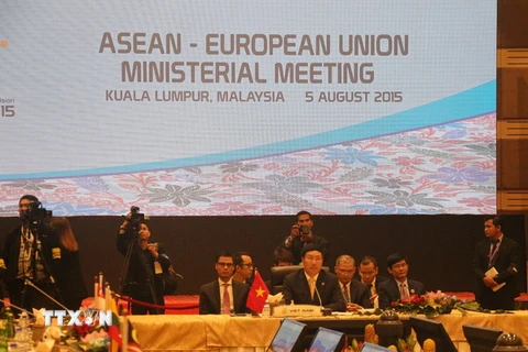 Hội nghị ASEAN-EU tại Kuala Lumpur, Malaysia. (Nguồn: TTXVN)