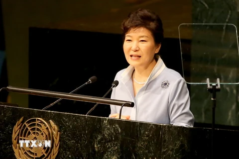 Tổng thống Hàn Quốc Park Geun Hye. (Nguồn: Yonhap/TTXVN)