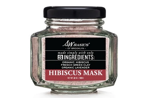 Hibiscus Mask: Mặt nạ chứa chiết xuất hibiscus hữu cơ giúp tăng khả năng tái tạo tế bào, đất sét xanh của Pháp giúp đào thải độc tố và oải hương giúp làm mượt bề mặt da.