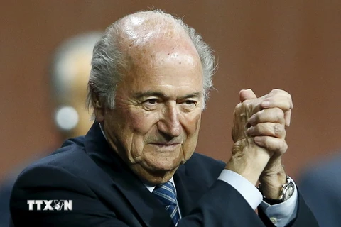 Chủ tịch đương nhiệm Liên đoàn Bóng đá thế giới (FIFA) Sepp Blatter. (Nguồn: AFP/TTXVN) 