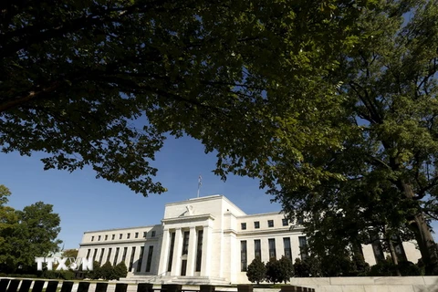 Quang cảnh bên ngoài trụ sở Fed ở Washington, DC. (Nguồn: Reuter/TTXVN)