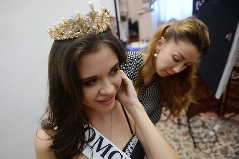 Phần thi áo tắm là một trong những phần thi không thể thiếu của Cuộc thi Hoa hậu Nga Krasa Rossii.