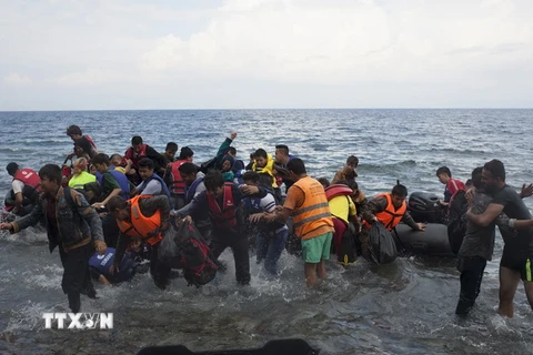 Italy giải cứu 1151 người di cư trên biển ngày 28/9. (Nguồn: Reuters/TTXVN)