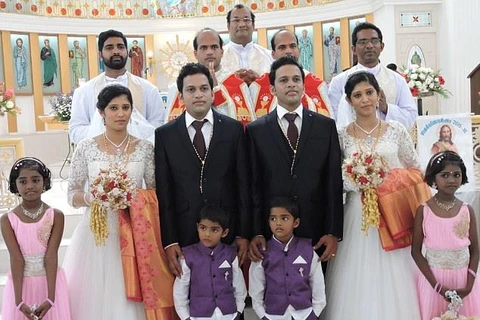 Đám cưới chỉ dành cho những cặp sinh đôi ở Ấn Độ
