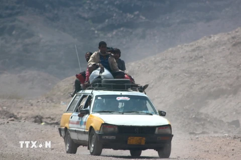 Binh sỹ Yemen đang tuần tra. (Nguồn: AFP/TTXVN)