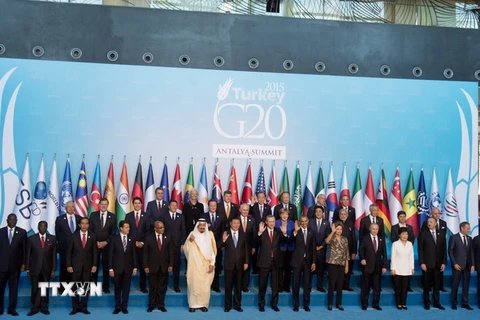 Các nhà lãnh đạo G20. (Nguồn: AFP/TTXVN)