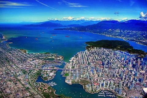 Thành phố Vancouver. (Nguồn: frogbox.com)
