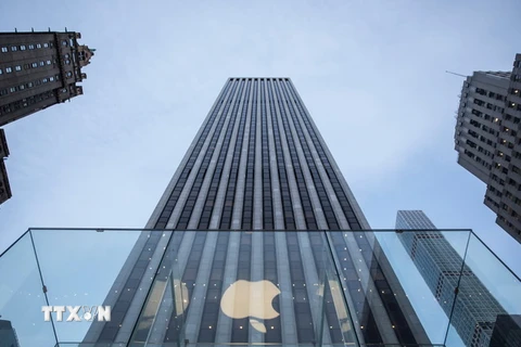 Một cửa hàng của Apple tại thành phố New York. (Nguồn: AFP/TTXVN) 