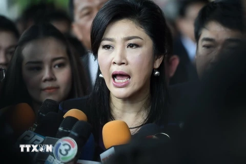 Cựu Thủ tướng Yingluck Shinawatra. (Nguồn: AFP/TTXVN)