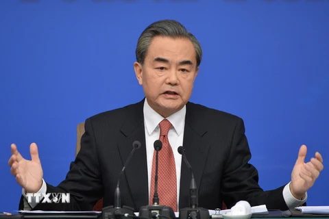Ngoại trưởng Trung Quốc Vương Nghị. (Nguồn: THX/TTXVN)