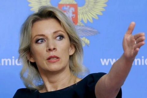 Phát ngôn viên Bộ Ngoại giao Nga Maria Zakharova. (Nguồn: in.reuters.com)
