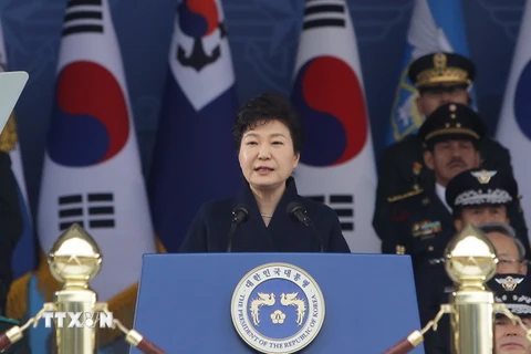 Tổng thống Hàn Quốc Park Geun-hye. (Nguồn: AFP/TTXVN)