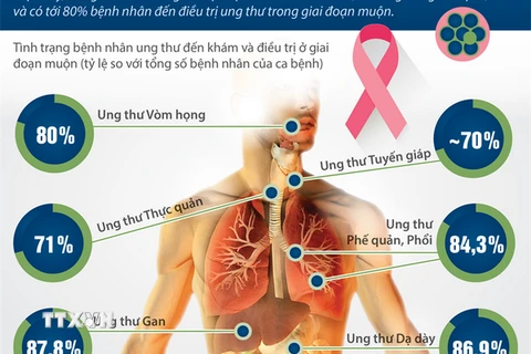 80% bệnh nhân ở Việt Nam điều trị ung thư trong giai đoạn muộn