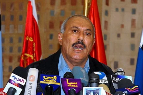 Cựu Tổng thống Yemen Ali Abdullah Saleh. (Nguồn: theaustralian.com.au)